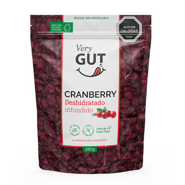Cranberry deshidratado infundido 250 g, VERY GUT 