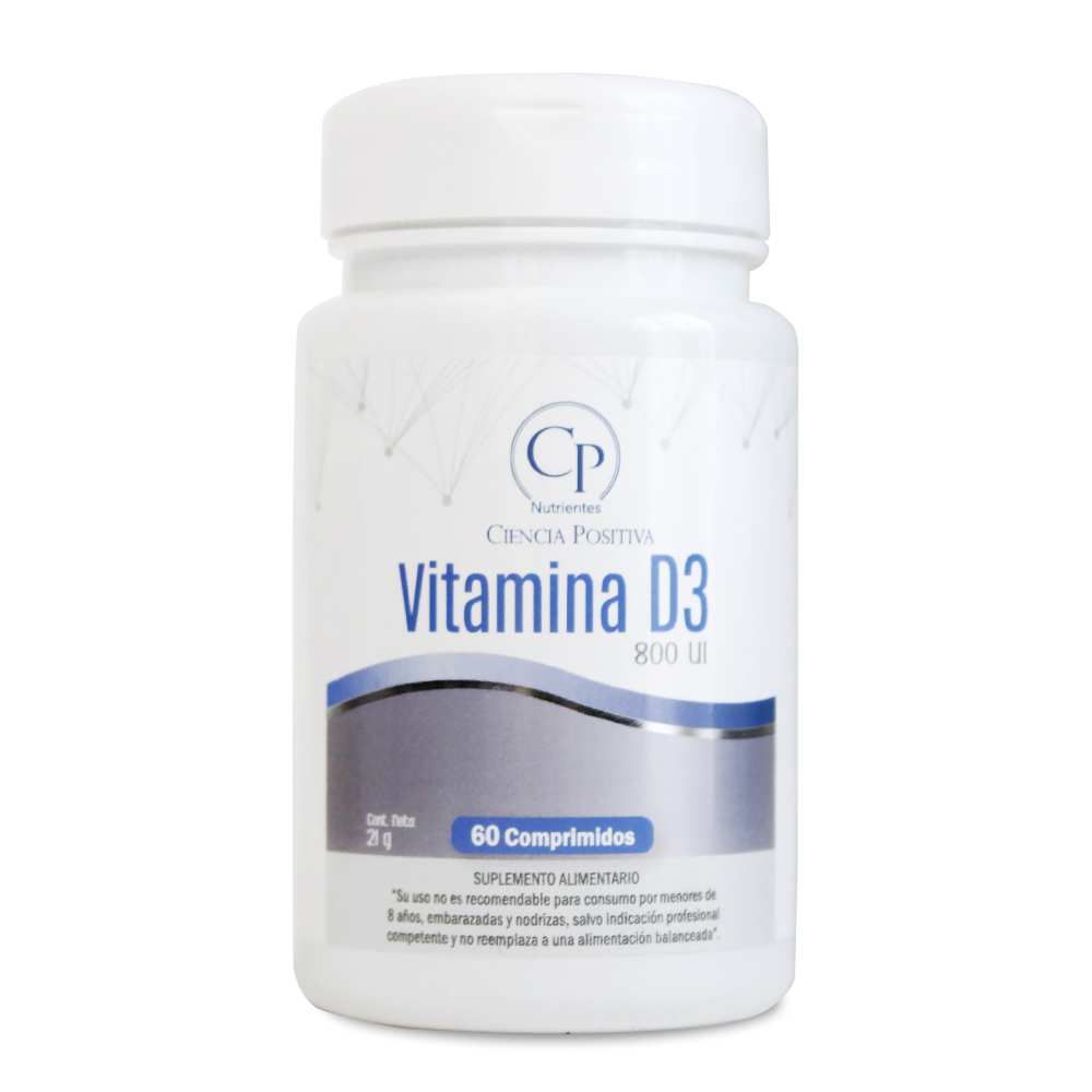Vitamina D3 800 UI x 60 comprimidos - CP Nutrientes