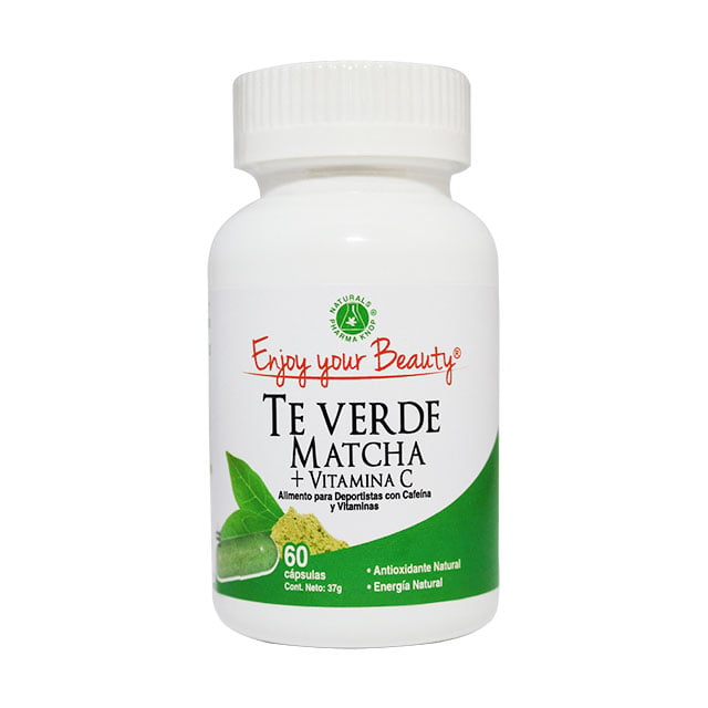Té Verde Matcha + Vitamina C 400 mg x 60 cápsulas - Enjoy Your Beauty®