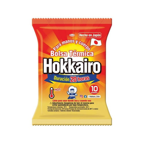Hokkairo Bolsa Térmico 10 unidades