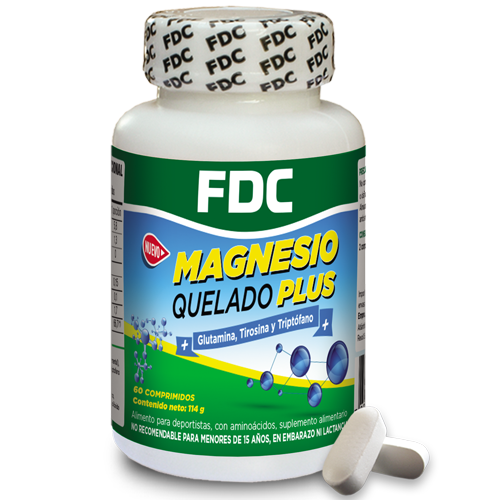 Magnesio quelado plus x 60 comprimidos - FDC