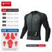 Chaqueta Ajustada Armadura para motociclismo con cinturón Motowolf 10MDL1031. Negro - N6.jpg