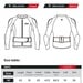 Chaqueta Ajustada Armadura para motociclismo con cinturón Motowolf 10MDL1031. Gris - z15.jpg