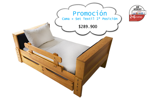 PROMOCIÓN CAMA CARAMELO + TEXTIL