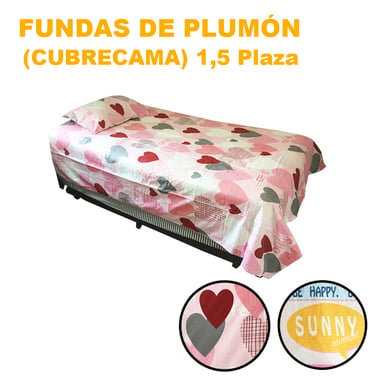 FUNDA DE PLUMÓN para cama de 1,5 PLAZAS (180x230 ) - Selecciona el diseño