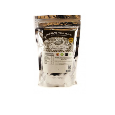 Monedas de chocolate 85%-sin gluten-500 grs-CACAO SOUL