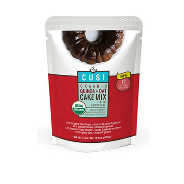 Mezcla orgánica para Queque Quinoa y Avena con Chocolate (400 grs)-Cusi