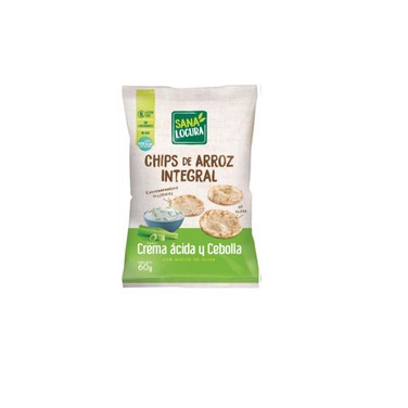 Galleta de arroz crema ácida y cebolla -60 grs