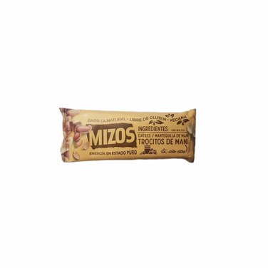 4 Barritas Naturales-Trocitos de Maní-35 grs c/u