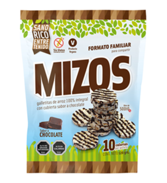 Galletas Arroz Chocolate Familiar 120 grs