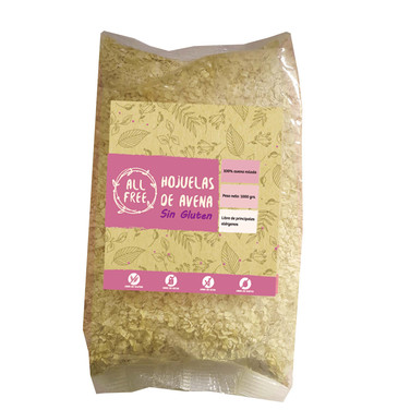 Avena Integral sin Gluten, INSTANTANEA, ALLFREE -1.000 grs