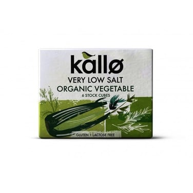 Caldo en Cubo Vegetales Orgánico Kallo - 6 unidades
