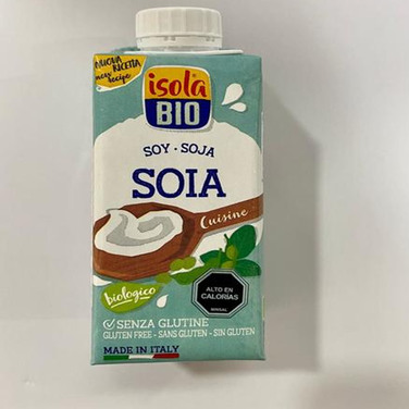 Crema de soya orgánica - 200ML