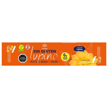 Lupino Galletas de Naranja y Jengibre sin Gluten - 180 grs 