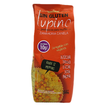  Lupino Premezcla para Muffin Zanahoria Canela - 300 grs 