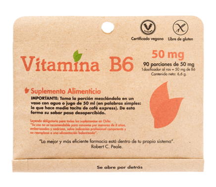 Dulzura Natural Vitamina B6 - 90 porciones de 50 mg