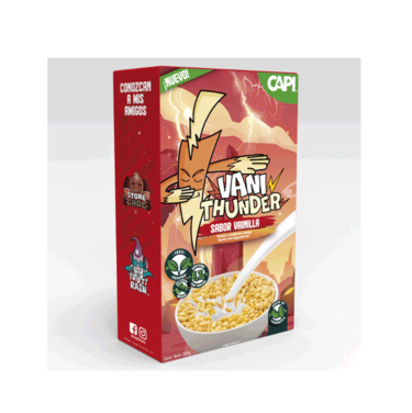 Cereal Capi Vani Thunder Sabor Vainilla - 300 grs