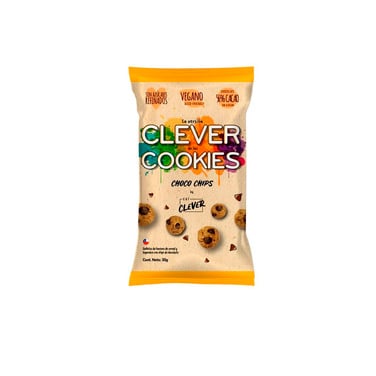 Pack 5 Galletas Clever Cookies Choco Chips - 30 Grs