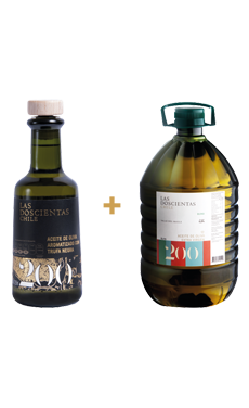 Pack Aceite de oliva Extra Virgen Las 200 Blend 5 lt + Trufa Negra 250 ml