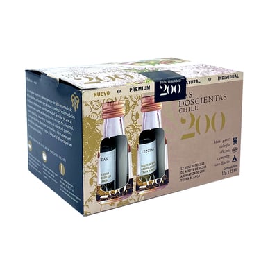Pack de Aceite de oliva Extra Virgen Las 200 Trufa Blanca 15 ml 12 unidades
