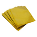 Pack 100 bolsas vacío lisas doradas 20x25 - 70 micras