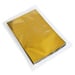 Pack 100 bolsas vacío lisas doradas 20x30 - 70 micras