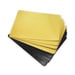 Pack 100 bandejas aluminizadas metal free 14,5x21,5 cms. (Oro-Negro)