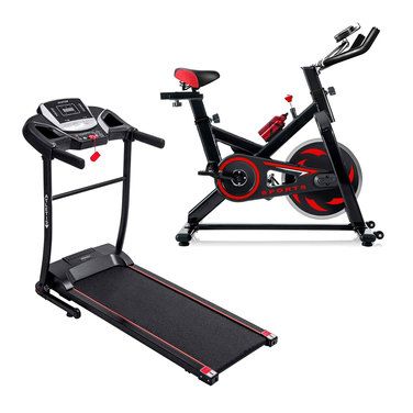 Pack Bicicleta Spinning Go Fitness Trotadora El ctrica MP3 y Altavoces