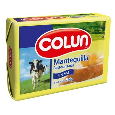 Super El Trebol - Mantequilla Colun S/Sal 250 Gr