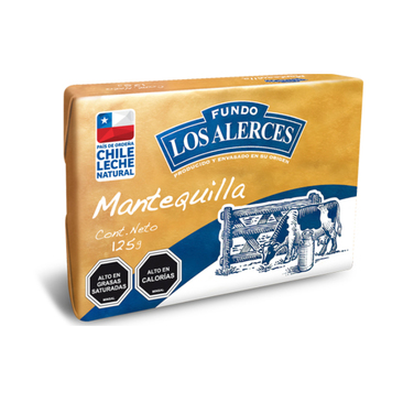 Super El Trebol - Mantequilla Los Alerces Pan 125 Gr