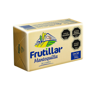 Super El Trebol - Mantequilla Frutillar Con Sal 250 Grs