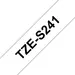 Cinta Rotuladora Brother TZe-S241, para impresora de etiquetas, negro sobre blanco - Brother_TZES241_INT_1.webp