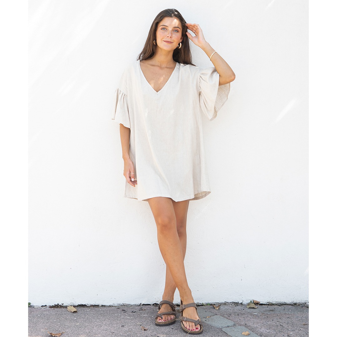 Vestido Kim Beige