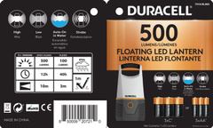 DURACELL, LINTERNA LED 500 AUTO-ON (FAROL COLGANTE)
