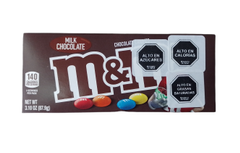 M&M, MILK CHOCOLAT MOVIE BOX (3,1 OZ) 87,88 GRS