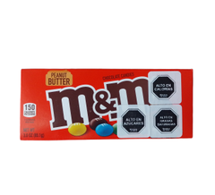 M&M, MILK PEANUT BUTTER MOVIE BOX (3 OZ) 85,05 GRS