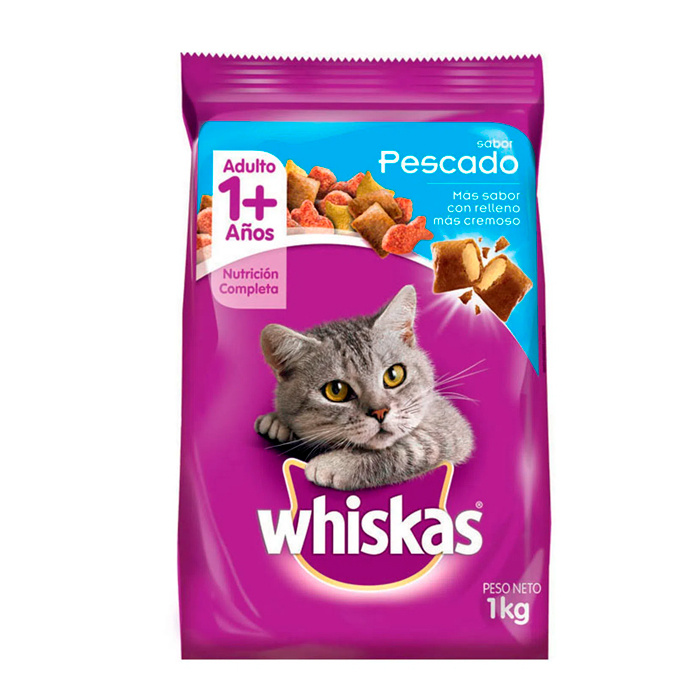 Super El Trebol - Whiskas Gato Adulto Pescado kg