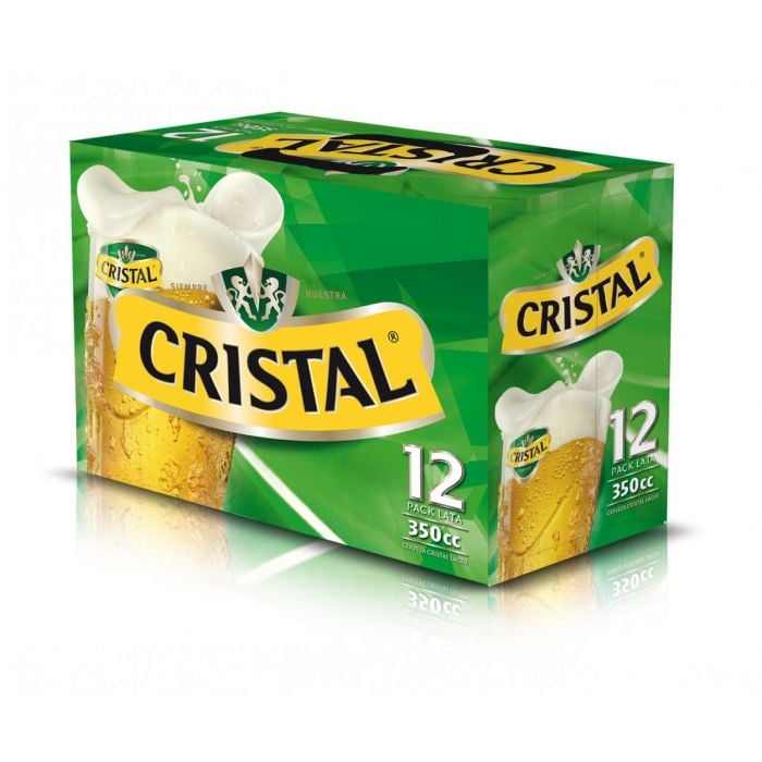 El Trebol - Cerveza Cristal Lata Pack 12 Cc