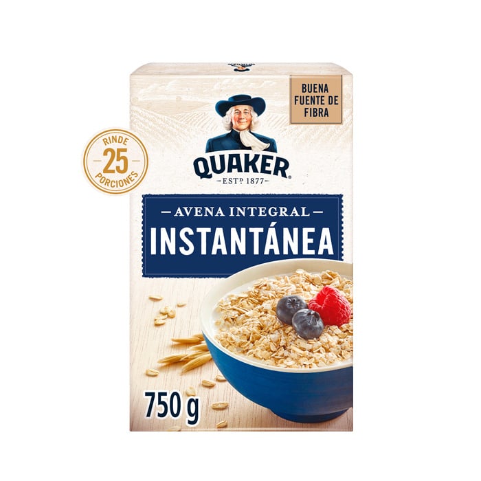 Super El Trebol - Avena Quaker Instantánea 750 gr