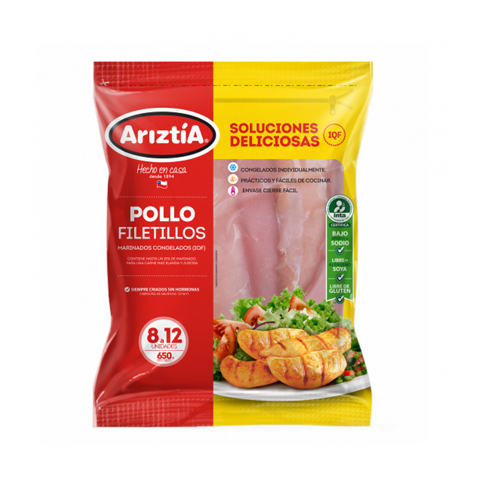 Super El Trebol - Filetillo Pollo Ariztia Bolsa 650 Grs
