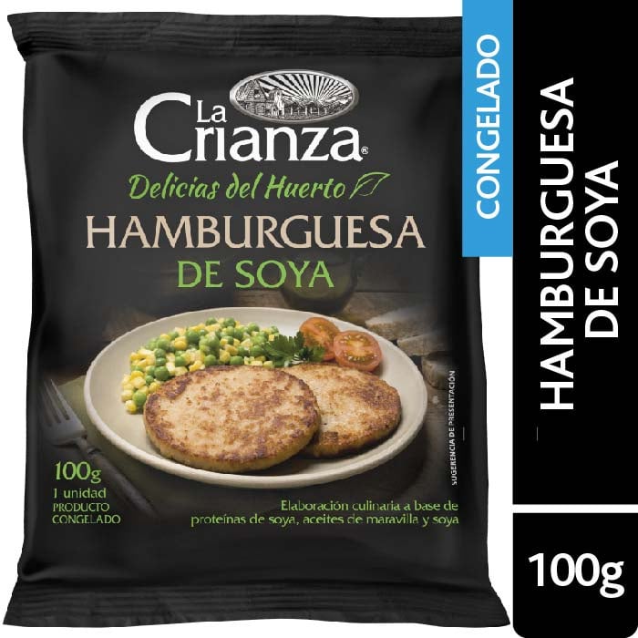 Super El Trebol - Hamburguesa De Soya 100 Gr La Crianza