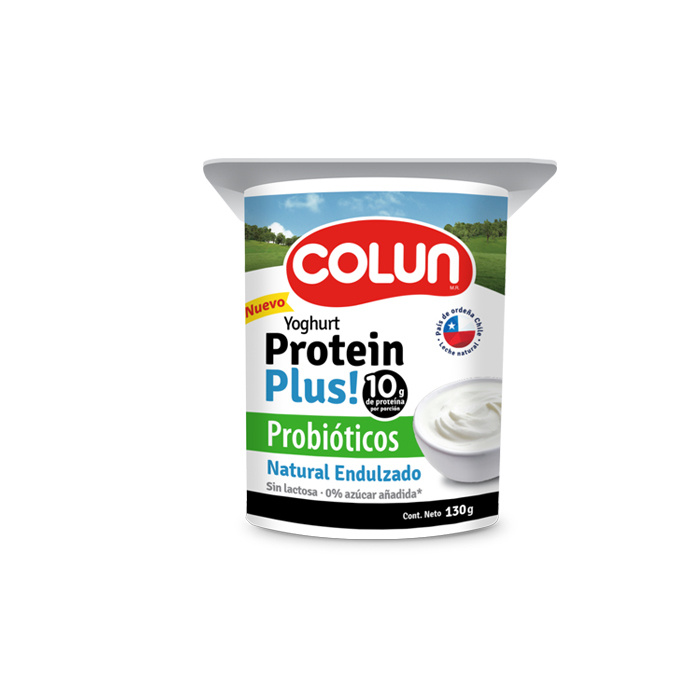 Super El Trebol Yogurt Protein Plus Colun Natural 130 gr