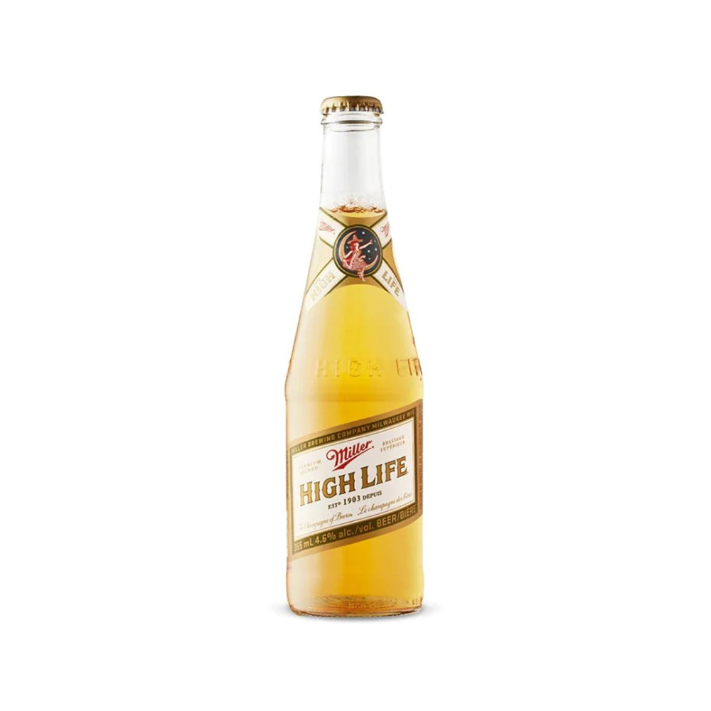 Super El Trebol - Botella Cerveza Miller High Life Bot 355 cc