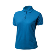 POLERA PIQUE MANGA CORTA CELESTE