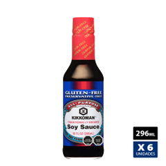 Salsa de Soya Sin Gluten 296ml - Caja 6 Unidades