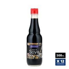Salsa de Soya Vidrio 500ml - Caja 12 Unidades