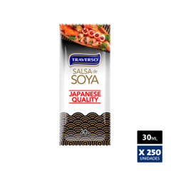 Salsa de Soya Premium Sachet - Caja 250 unidades 