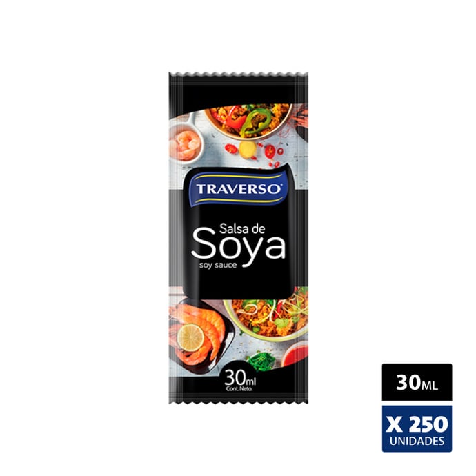 Salsa de Soya Sachet - Caja 250 Unidades - Salsa-Soya-30ml-x250.jpg