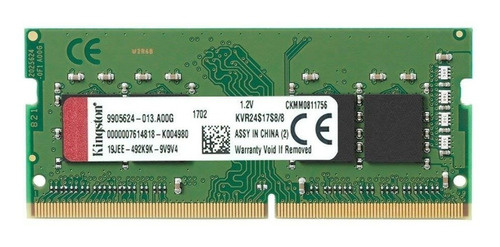 Halar El diseño Turbina CTMAN - Memoria RAM Kingston ValueRAM DDR4 8GB 2400MHz SODIMM