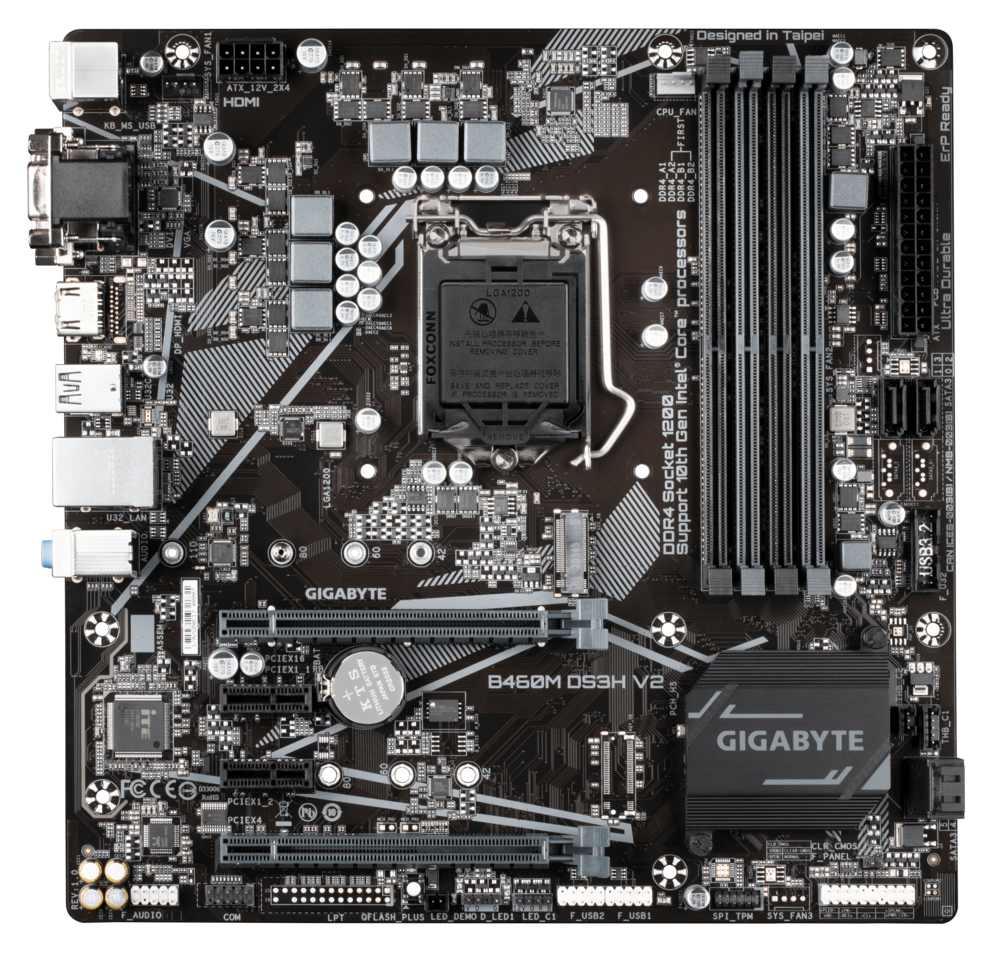 Placa Madre Gigabyte B M Ds H V Micro Atx Intel B Lga